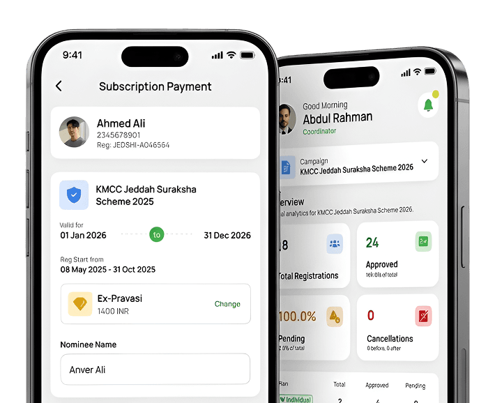 KMCC Coordinator App Preview